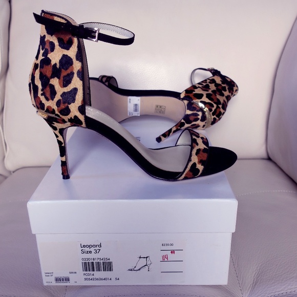 karen millen leopard print shoes